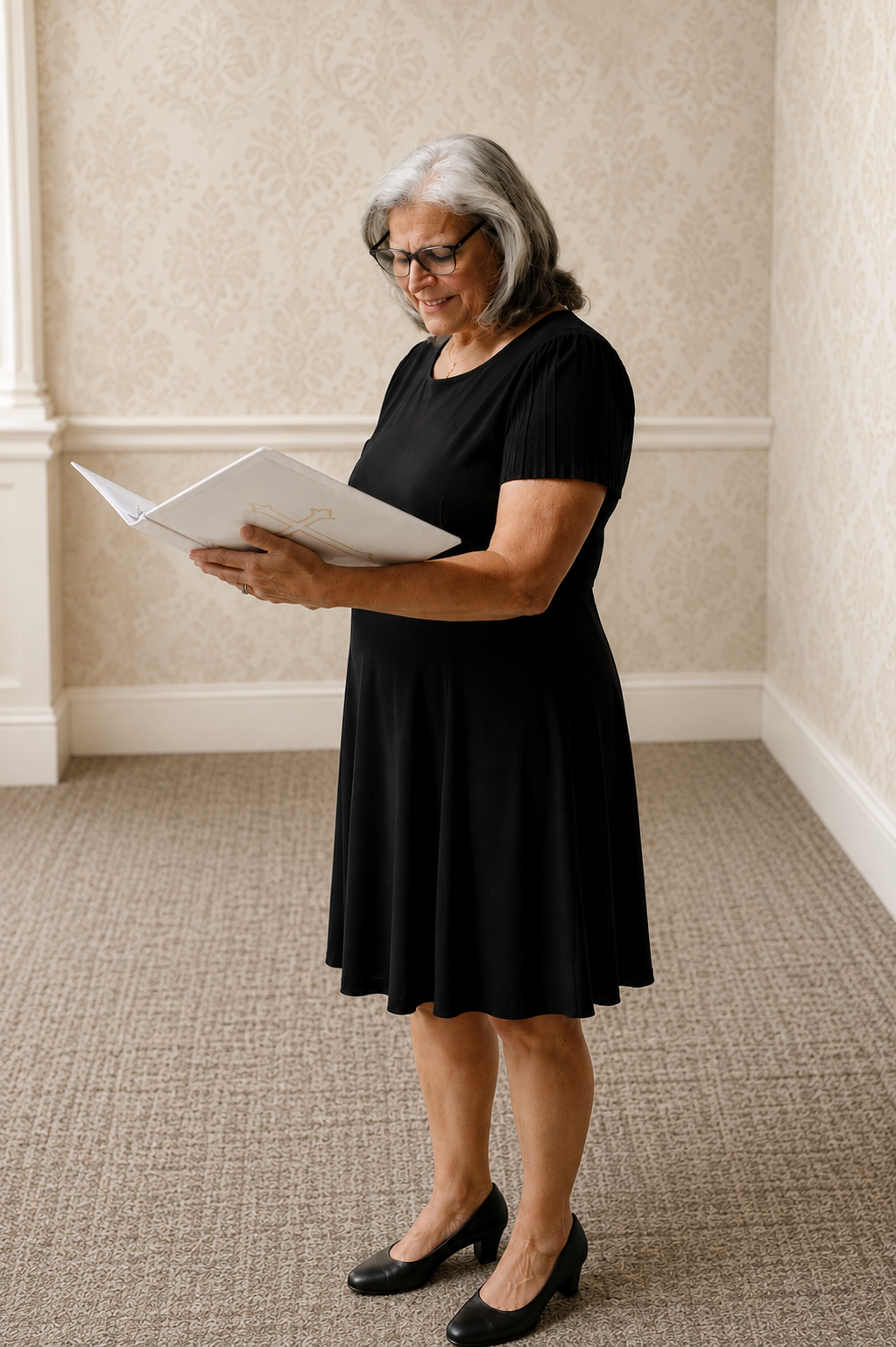 Officiating an indoor ceremony
